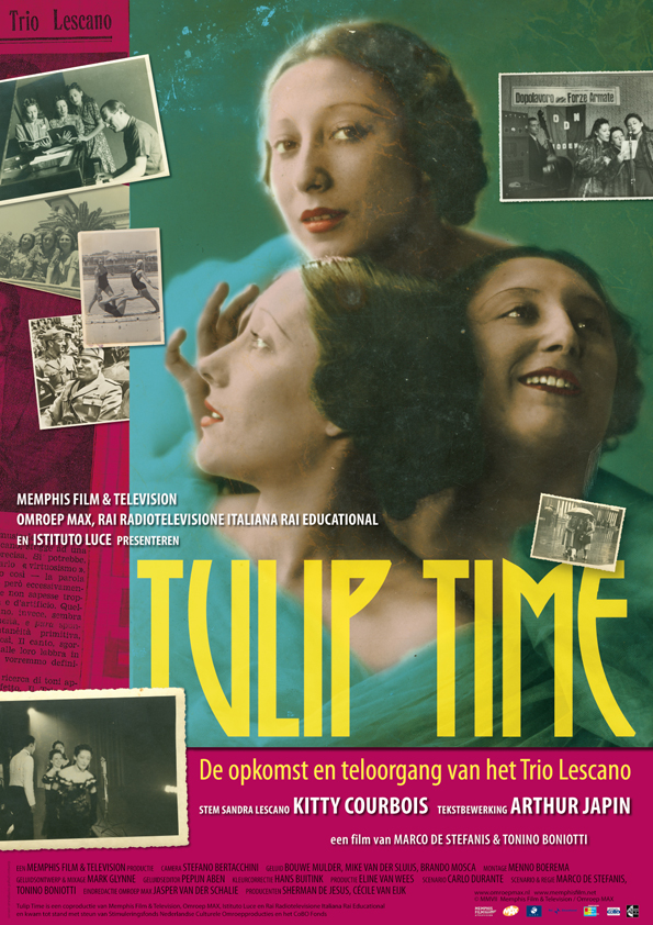 grafisch ontwerp affiche voor documentaire Tulip Time