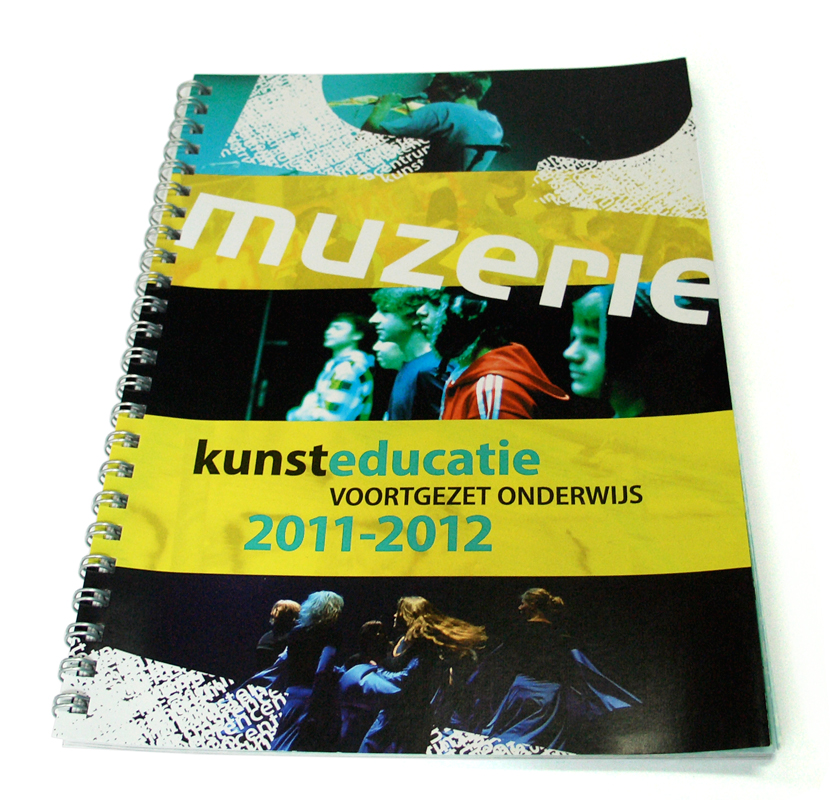 ontwerp onderwijsbrochure voortgezet onderwijs Muzerie 2011-2012