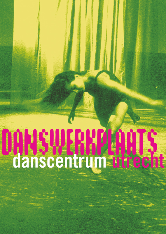 grafisch ontwerp flyer voor danswerkplaats bij Danscentrum Utrecht