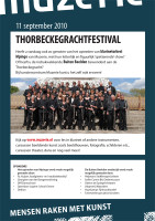ontwerp flyer Thorbeckegrachtfestival Muzerie