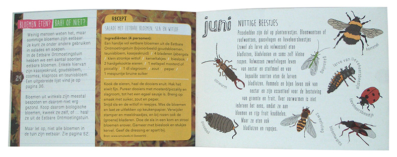 concept, ontwerp, illustraties voor Het klein Spinozatuinboekje
